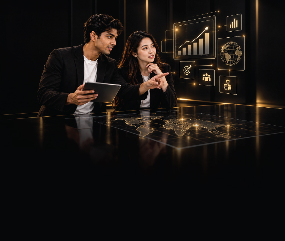 Professionals applying AI for business and creative innovation