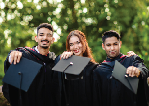 BAC students from diverse backgrounds