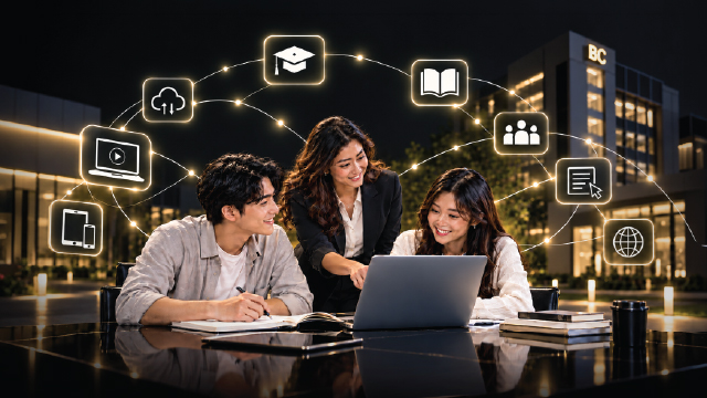 BAC Learn – students learning online